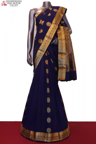 Traditional & Zari Butta Semi Art Saree